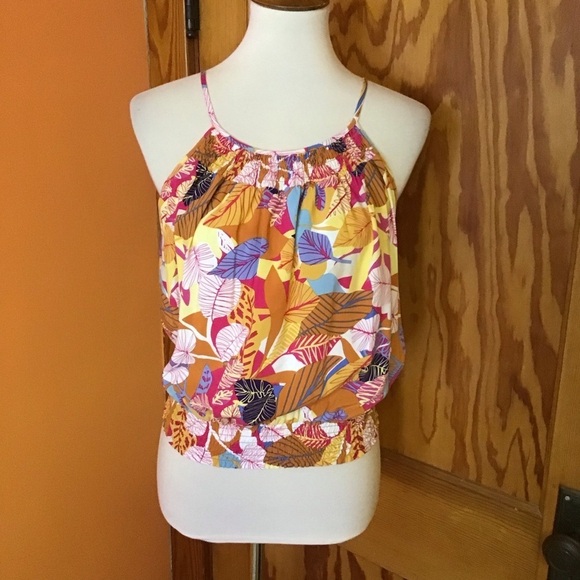 C & C California bright leaves tank top - Picture 8 of 12